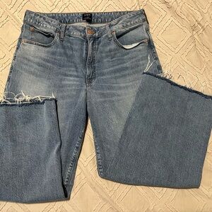 J. Crew size 31 high waisted wide leg jeans